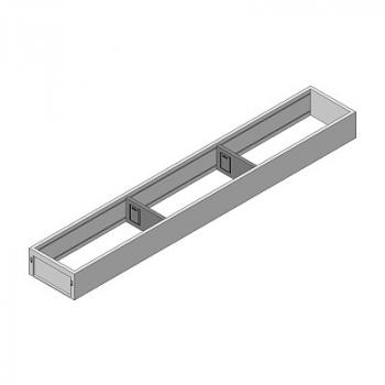 AMBIA-LINE Rahmen, für LEGRABOX/MERIVOBOX Schubkasten, Stahl, NL=650 mm, Breite=100 mm, ZC7S650RS1